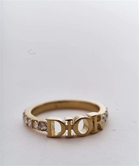 christian Dior gold ring